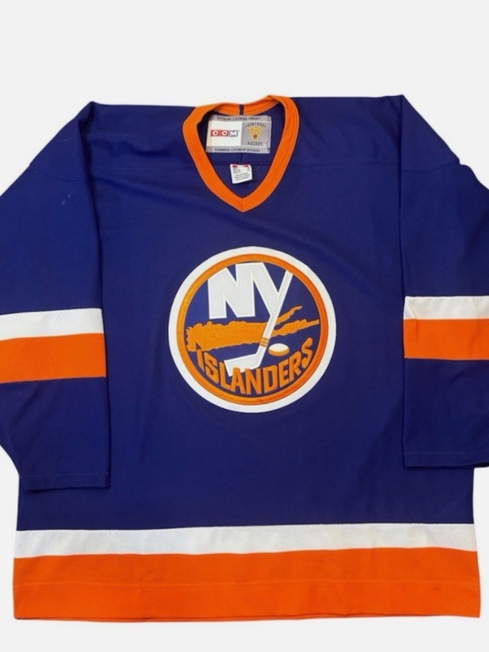 Retro NY Islanders XL made in Canada Jersey